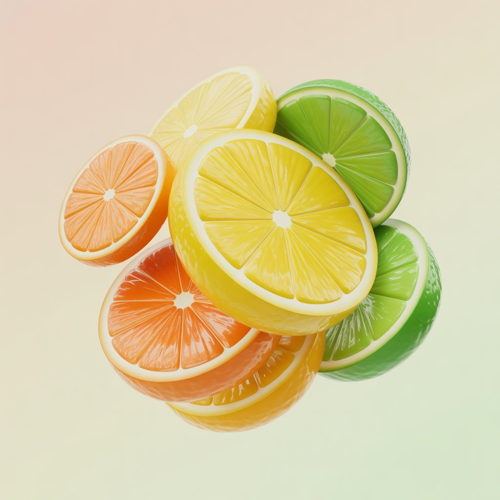 Assorted fruit slices